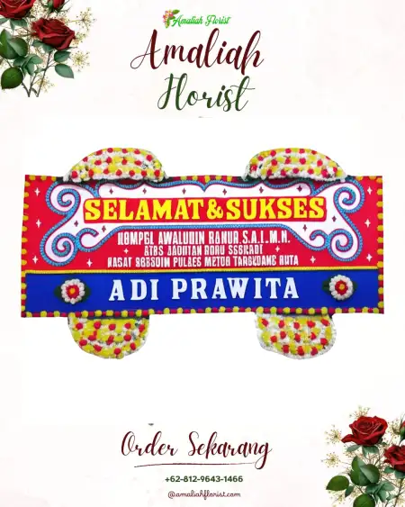 Papan Bunga Ucapan Selamat Venue Wedding Gading Serpong