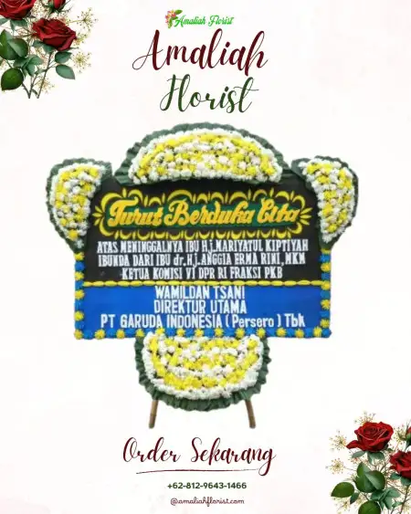 Papan Bunga Duka Venue Wedding Gading Serpong